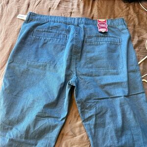 Old Navy Blue Denim-Look Trousers with Tag